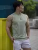 Fornecimento Direto da Fábrica Colete Esportivo Masculino para Fitness com Ombro Largo Camiseta Sem Mangas Colete Esportivo para Fitness Colete Solto de Secagem Rápida