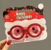 Gafas Navideñas Transfronterizas Decoración de Fiesta de Papá Noel Suministros Regalos para los Ojos de Niños Estilo Creativo Lindo
