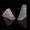 Protectores de Esquina de Plástico en Ángulo Recto para Puertas y Ventanas, Marcos de Fotos, Lentes de Vidrio Templado, Protectores de Esquina para Muebles de Baño, Esquinas de Protección Anticolisión y Antigolpes