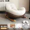 Sofá reclinable para adultos, cómodo y grueso, para sala de estar, balcón individual, hogar, dormitorio de ocio, mecedora de pingüino