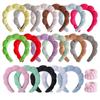 Diadema francesa retro transfronteriza con esponja alta, diadema con calavera torcida, toalla de terciopelo, horquilla para el cabello, accesorios para el cabello nuevos que combinan con todo para belleza femenina