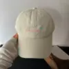 Gorra de Béisbol de Verano Estilo Coreano Bordado de Corazón con Letras para Mujer Casual Versátil Adelgazante Facial Protección Solar Sombrilla Sombrero para Hombre