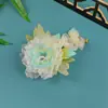 2026 Novo Design Original Feito à Mão Estilo Antigo Amarelo-Verde Peônia Grampo de Cabelo Acessório de Cabelo Hanfu Maquiagem Styling Ornamento de Cabelo Floral