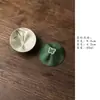 Taza de cerámica Miyanyan de alta estética pintada a mano con orquídea, taza de té con forma de mariposa, taza de degustación de té para damas, juego de té kung fu
