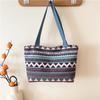 Bolso de Mujer Nuevo Estilo Étnico Verano 2026, Bolso de Mujer de Nicho de Gran Capacidad con Bloques de Color a la Moda, Bolso de Hombro, Bolso Tote para Mujer