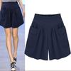 Verão 2026 Novo Estilo Europeu e Americano Shorts Largos com Cintura Elástica, Tamanho Plus Size para Mulheres Cheinhas, Hot Pants Emagrecedor e Versátil, Tamanho Extra Grande