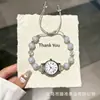 Pulseira Minimalista de Pérolas e Cristais Camélia com Relógio de Quartzo para Mulheres, Modelo Novo de Alta Qualidade 2025 Novo Modelo 2026