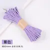 Pacote de 10m de Corda de Algodão Torcida Cordão de Algodão Pulseira Fio de Algodão para Miçangas Fio de Poliéster Algodão para Pulseira Colar Materiais de Corda para DIY Artesanato Manual Tecelagem