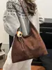 2026 Nova Bolsa Vintage Mãe-Filha para Mulheres, Moda de Alto Padrão, Estilo Casual, Bolsa de Ombro Leve, Bolsa Tote de Braço