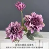 Arranjo de Cena com Flores Artificiais, Flores Artificiais da Série Roxa para Celebração de Casamento, Arranjo de Flores de Chão, Decoração Suave e Flores para Paisagismo de Salão de Casamento