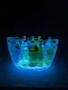 Bar KTV Marco de Cerveza Luminoso Patrón de Hielo Cubo de Hielo Acrílico Anticaída Cubo de Champán LED Cubo de Hielo Engrosado 24 Piezas