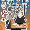8 Piezas de Pegatinas de Collage de Noches de Terror Navideñas Transfronterizas DIY para Diario Teléfono Cuaderno Decoración Pegatinas Educativas Impermeables