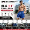Shorts Esportivos de Malha Amazon Transfronteiriços Masculinos Camada Única Respirável Casuais para Basquete Shorts para Casa Praia Feito Sob Medida