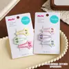 Set de 3 piezas de pinzas para el pelo de niños con dulces lunares de goteo de aceite, pinzas BB de estrella brillante, accesorios para el pelo de tienda física, pinzas para flecos