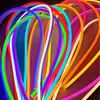 Fita de Luz Decorativa Interna LED Fantasia Fita de Luz Neon Bluetooth Ritmo Musical DIY Exterior Impermeável Fita de Luz de Água Corrente