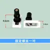 Accesorios Universales para Asiento de Inodoro para Modelos Antiguos, Base Fija de Encaje a Presión Tornillo de Expansión Ensamblaje de Liberación Rápida