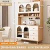 Aparador moderno minimalista estilo creme para cozinha de casa, armário integrado de parede, adega para sala de estar, armário de armazenamento