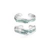Joyería de Tiktok, Moda de Lujo Ligero con Sensación de Alta Gama, Anillos Abiertos Ajustables para Parejas, Pulsera Lago al por Mayor, Venta Caliente Transfronteriza