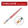 Conjunto de escova de unha com cabo de madeira vermelha estilo japonês, caneta de desenho pintada, caneta de pintura florada, caneta de fototerapia degradê, ferramenta especial
