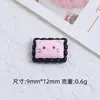 Mini Bolsa Doce Fria de Amor Desenho Animado Acessórios de Joia DIY Resina Cola Cremosa Pequenos Acessórios Material para Presilha de Cabelo
