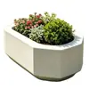Superficie Arenada Mate Maceta de Cemento GRC Impermeable Resistente a Manchas Fácil de Limpiar Jardín Villa Paisajismo Maceta para Plantar Personalizada