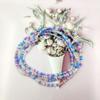 Cadena de cintura simple de moda hecha a mano con cuentas, cadena corporal con cuentas de arroz de colores, cadena de cintura elástica, adornos de cintura de joyería transfronteriza europea y americana para mujeres