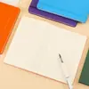 Diário de Papelaria Estudantil de Cor Sólida, Caderno Mini Simples para Escritório, Caderno com Encadernação em Fita, Personalizável