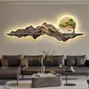 Pintura Decorativa de Paisaje para Sala de Estar de Lujo Ligero Moderno y Elegante, Pintura para Colgar en la Pared de Fondo del Sofá, Ciervo Dando la Bienvenida a los Huéspedes, Pintura de Luz de Pino