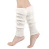 Cubrepies de Lana Cálido con Forro Polar Cubrepies de Año Nuevo Calcetines Apilados Tejidos Cubrepiernas Calentador de Pies Cubrepies de Navidad