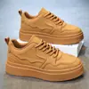 2025 Nuevos Zapatos para Hombre Primavera Versátiles Trabajo Oficina Protección Laboral Zapatos para Hombre Deportivos Casuales Negros Zapatos de Plataforma para Hombre Modernos