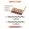 Fabricante Original Grade Plástica de Madeira WPC Painel de Parede de PVC Grade de Fundo Interna Placa Great Wall Grade de Fibra de Madeira de Bambu
