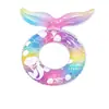 Flotador para Piscina Exterior, Flotador Espeso para Niños, Adultos e Bebés, Flotador Inflable Grande de Sirena para las Axilas