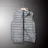 Chaleco de Algodón Acolchado Reversible para Hombre, Nuevo Producto Transfronterizo Otoño e Invierno, Estilo Coreano, sin Mangas, Chaleco de Algodón