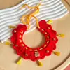 Bufanda para Mascotas, Chal Festivo, Bufanda para Perros, Babero para Gatos, Decoración, Pañuelo para Saliva, Collar, Accesorios para Disfrazar, Año Nuevo