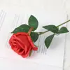 Rosas artificiales para decoración del hogar y de bodas, flores artificiales para bodas, ramos coloridos de mano, ramos de rosas de seda