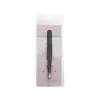 Pinça de sobrancelha de aço inoxidável com pente boca oblíqua ouro rosa 1.2 espessura pinça para sobrancelha depilação pelos barba pinça ferramentas de beleza para sobrancelha