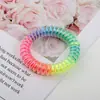 Llavero de plástico con forma de anillo para el cabello, línea telefónica, de 5,5 pulgadas de diámetro y 2 yuanes, fabricante de anillos para el cabello al por mayor.