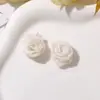 Fofo Leve Estilo Primavera Renda Creme Malha Flor Pequena Botão DIY Presilha Lateral Elástico de Cabelo Acessório de Cabelo Sapato e Chapéu Decoração Acessórios Florais