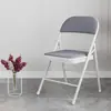 Cadeira dobrável para casa, cadeira de jantar, banquinho para quarto de aluguel, dormitório, estudante universitário, assento confortável para longas permanências, encosto, cadeira portátil