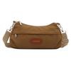 Bolso de Lona Vintage para Mujer 2024 Primavera y Verano Nuevo Estilo Medio Antiguo Nostálgico Bolso de Mujer Correa Ancha para el Hombro Bolso Casual Combinable