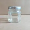 Garrafa de mel de vidro transparente de 25 ml Garrafa de mel de tamanho pequeno Frasco de vidro 50 ml Garrafa de ninho de andorinha Sub-garrafa Garrafa vazia de geléia