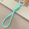 Cordão Colorido Novo para Celular Transfronteiriço, Corda Trançada Feita à Mão, Chaveiro para Capa de Celular DIY, Alça Destacável Anti-Perda para Garrafa de Água