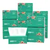 Menina Laranja 10 Pacotes de Papel Higiênico Doméstico, Pacote Médio de Lenço Facial, Guardanapo Grande, Frete Grátis Fx