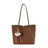 Bolso tote tejido retro francés de otoño e invierno para mujer, con delicada textura tejida, adecuado para ir al trabajo y viajar, bolso de hombro y debajo del brazo