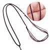 Collar de cuerda trenzada de cuatro hilos cuerda simple tejida a mano cuerda de línea de dragón colgante joyería para hombres y mujeres cuerda de colgante de jade cuerda de color venta al por mayor