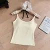 Nuevo estilo top sin mangas sexy ajustado puro deseo con espalda cruzada hueca para mujer, prenda exterior versátil, top adelgazante con espalda bonita