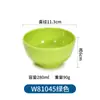 Tazón de Arroz Colorido de Melamina, Tazón de Plástico Resistente a Roturas, Tazón Doméstico para Comida Rápida, Avena, Sopa, Vajilla de Imitación Porcelana, Comercial