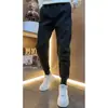 Pantalones de Chándal Patchwork para Hombre Otoño/Invierno 2026 con Cintura Elástica, Pantalones Jogger Versátiles, Estilo High Street, Pantalones de Chándal Casual Sueltos
