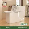 Mostrador de bar, mostrador de caja, mostrador pequeño y simple para tienda, supermercado, tienda de ropa, sensación de lujo ligero de alta gama, salón de belleza, mostrador de recepción de restaurante