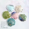 Cuentas de animales de cerámica con temática oceánica, conchas marinas, estrellas de mar, peces pequeños y caracolas - Cuentas para joyería y accesorios hechas a mano para niños